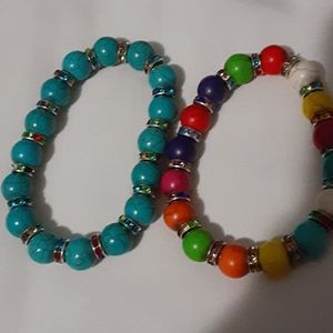 Both of these beautiful bracelets